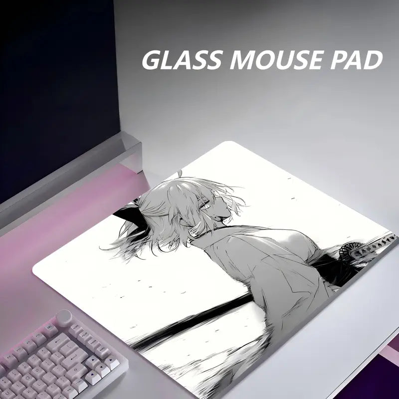 Mouse Pad- Tempered Glass