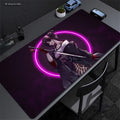 Anime Girl Purple Mouse Pad