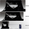 Mousepad Black Anime Dark Girl