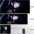 Mousepad Black Anime Dark Girl