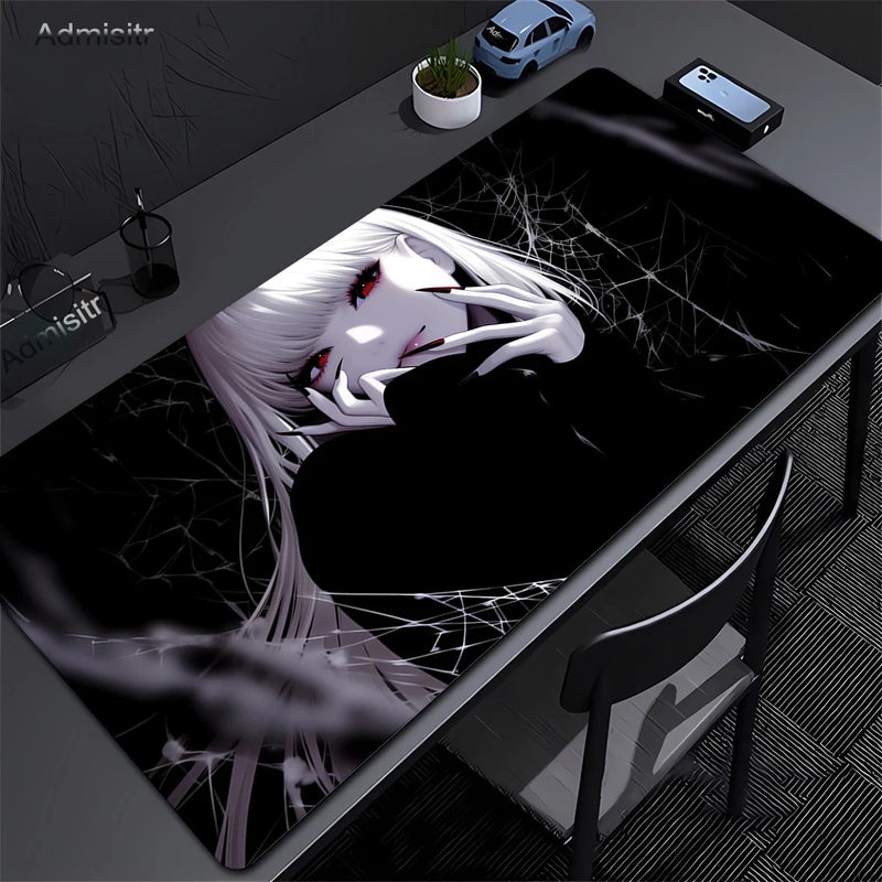 Mousepad Black Anime Dark Girl