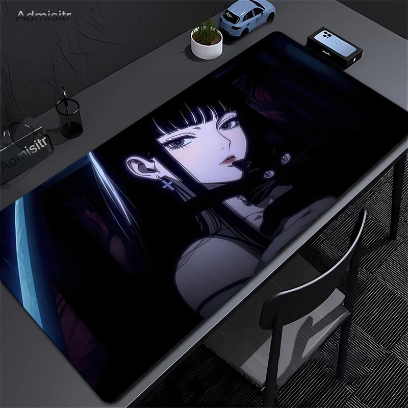 Mousepad Black Anime Dark Girl