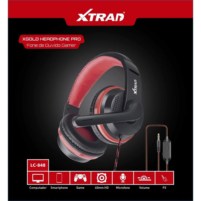 HeadSet Gamer XTRAD