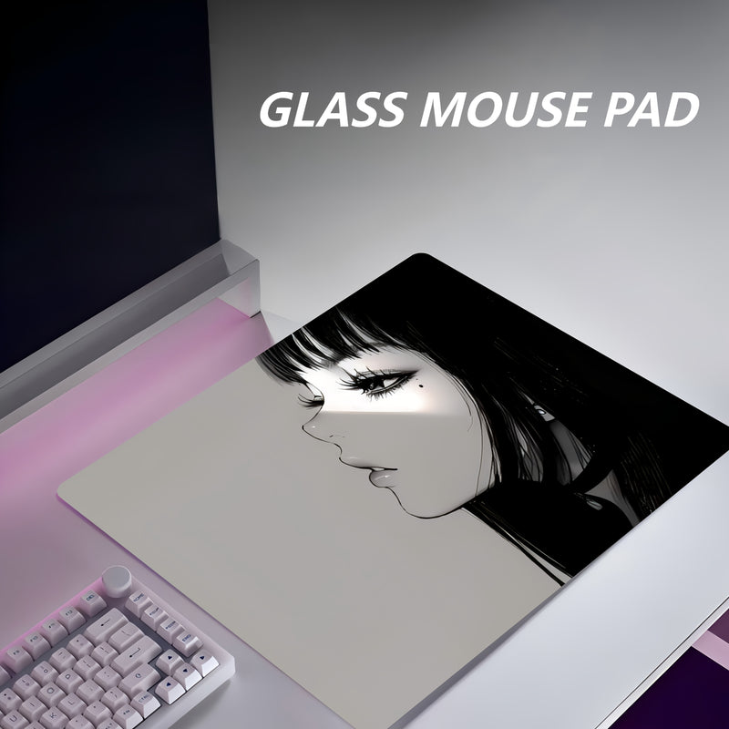 Mouse Pad- Tempered Glass  Anime Art Design