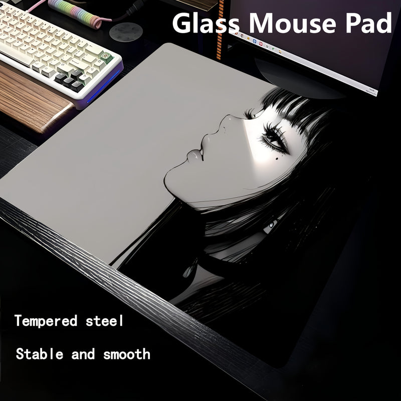 Mouse Pad- Tempered Glass  Anime Art Design